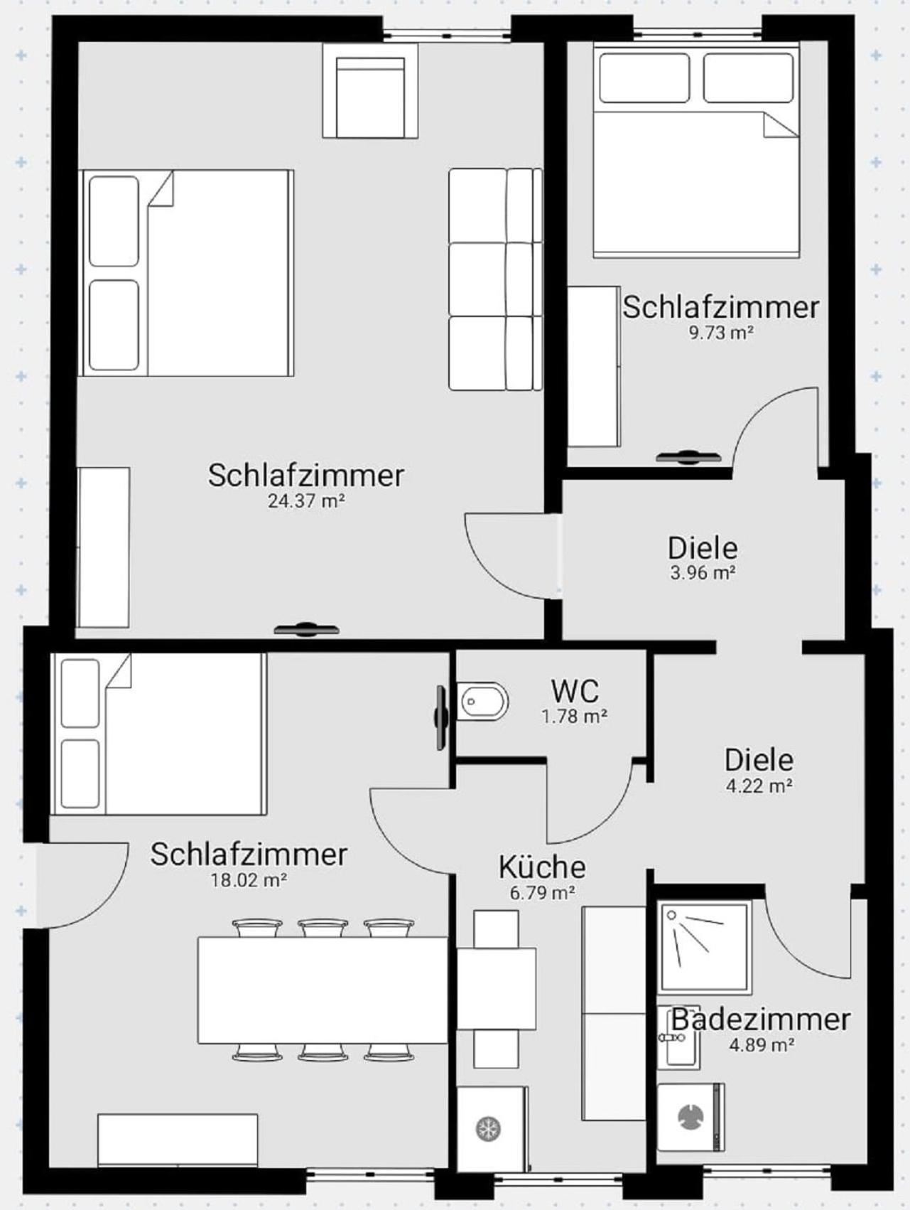 3 Bedrooms - 74Sqm - 10 Min. Inner City Vídeň Exteriér fotografie